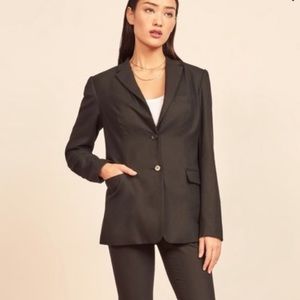 Reformation NWT Greene Blazer in Black